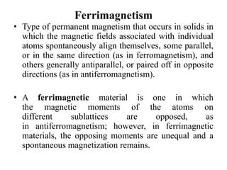  Ferrimagnético: ¡El Material que Te Sorprenderá con Su Magnetismo Complejo!